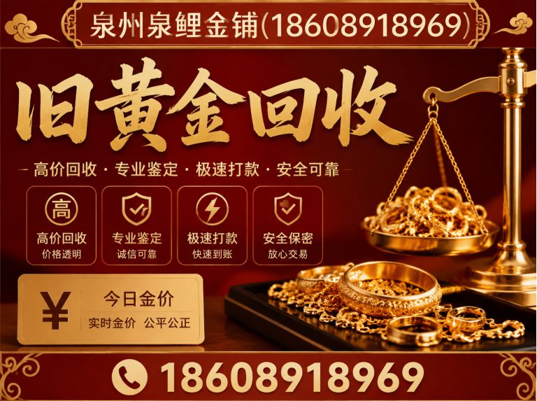 丰泽区旧黄金回收展示图